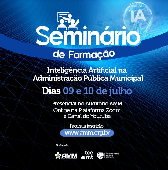 Imagens da Galeria - Seminário de Formação Inteligência Artificial na Administração Pública Municipal - 12ª edição