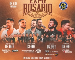 Imagens da Notícia Municipais Expo Rosário promete agitar o município com atrações para todas as idades; Confira a programação